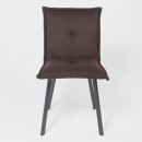 Кресло РУБИК U Velutto 24 темно-коричневый велюр/черный